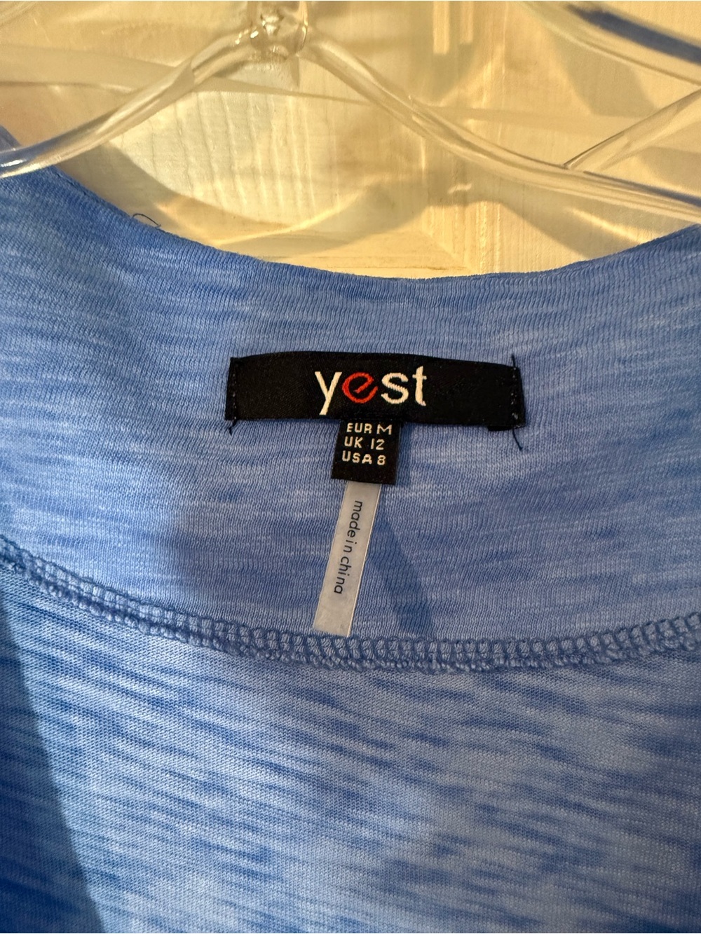 Yest Blue Longline Button Cardigan - Picture 3 of 3